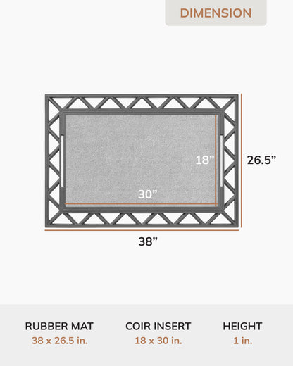 Contemporary BriteStep Doormat™️ - Abstract & Graphic Circles
