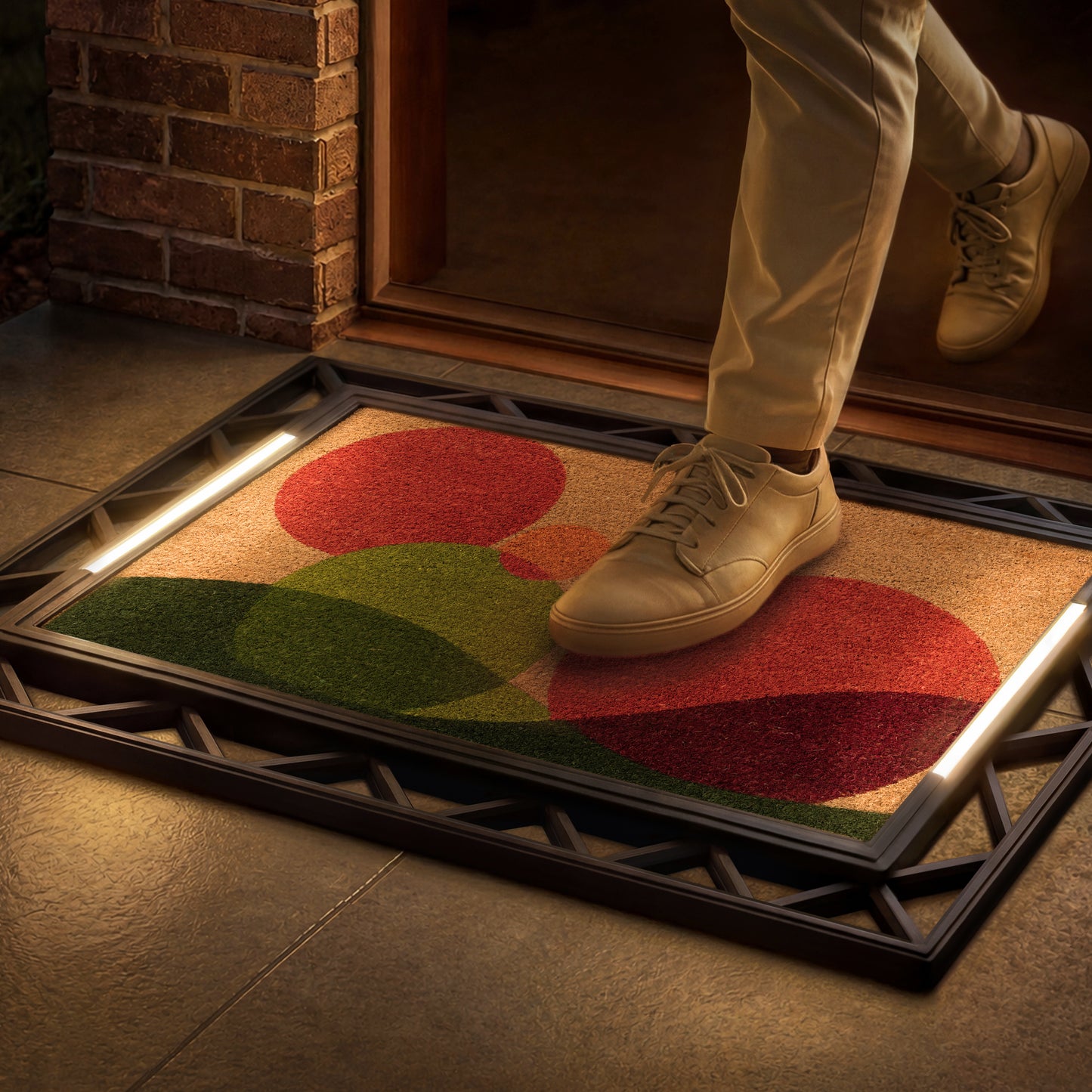 Contemporary BriteStep Doormat™ - Abstract & Graphic Circles