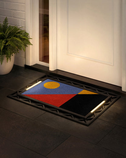 Contemporary BriteStep Doormat™️ - Abstract & Graphic Color Block