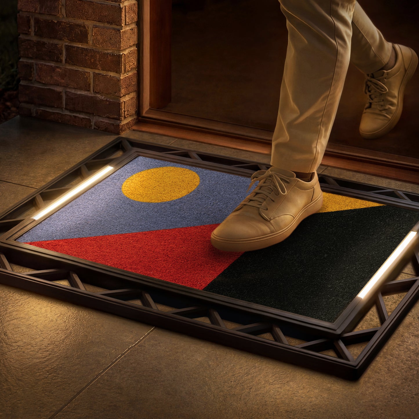 Contemporary BriteStep Doormat™ - Abstract & Graphic Color Block