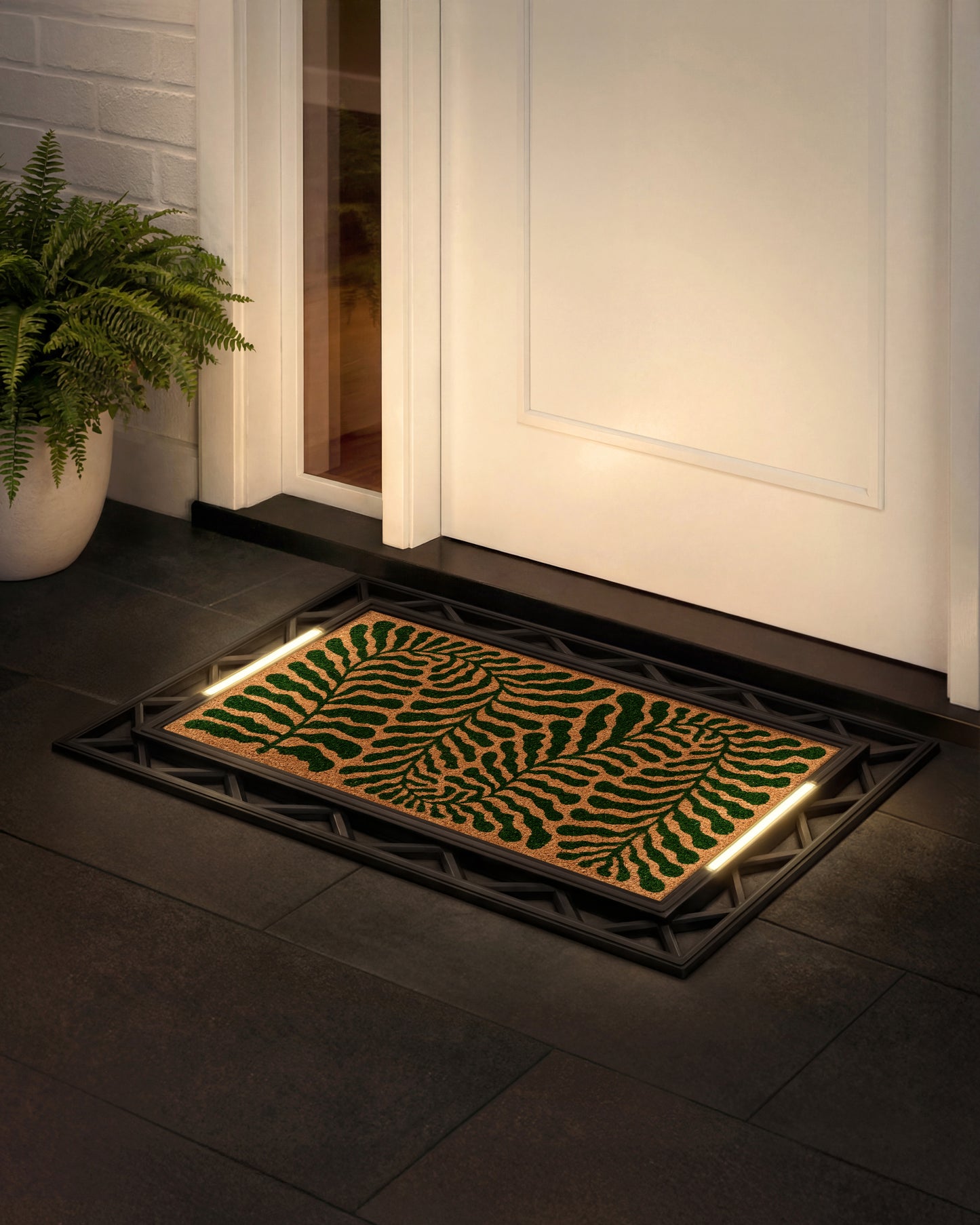 Contemporary BriteStep Doormat™ - Floral Botanical
