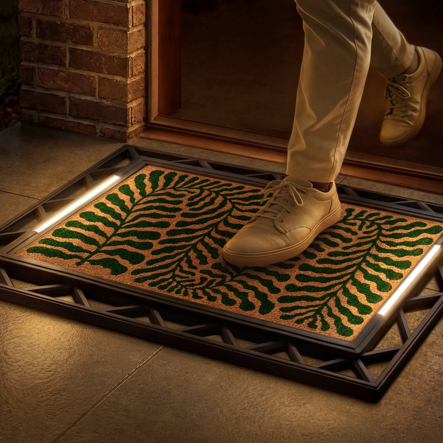 Contemporary BriteStep Doormat™ - Floral Botanical