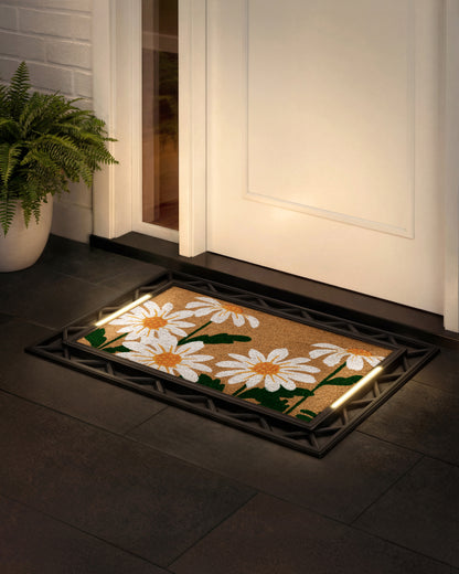Contemporary BriteStep Doormat™️ - Floral Daisy