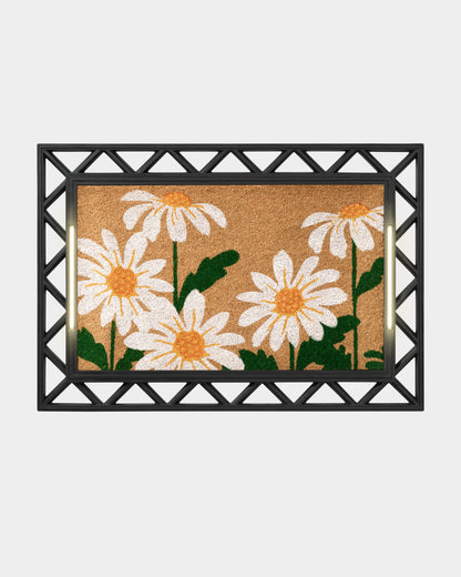Contemporary BriteStep Doormat™️ - Floral Daisy