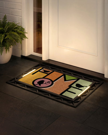 Contemporary BriteStep Doormat™ - Colorful Welcome Home Birds