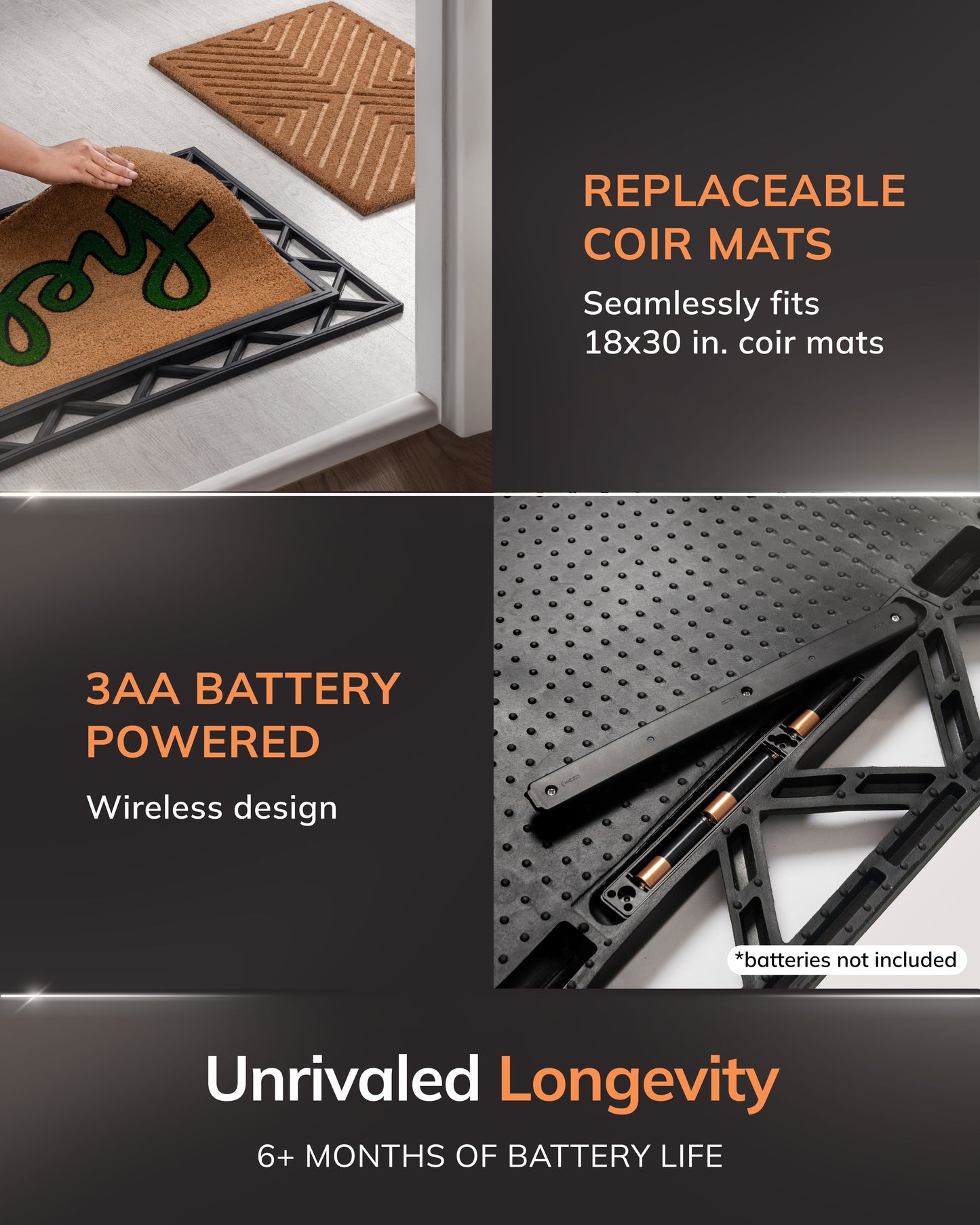 Contemporary BriteStep Doormat™ - Colorful Welcome Home Birds