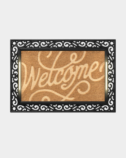 Scroll BriteStep Doormat™ - Simple Welcome Embossed