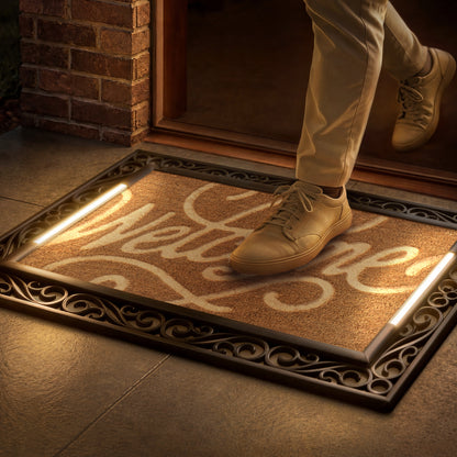 Scroll BriteStep Doormat™ - Simple Welcome Embossed