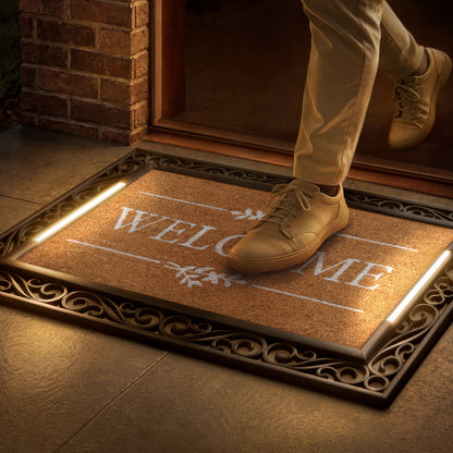 Scroll BriteStep Doormat™ - Simple Welcome Vintage Charm