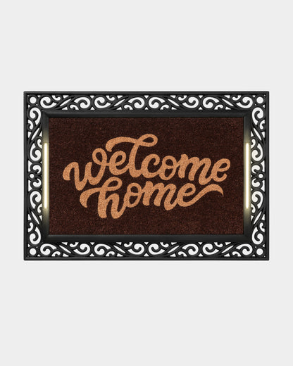 Scroll BriteStep Doormat™ - Colorful Welcome Classic Welcome
