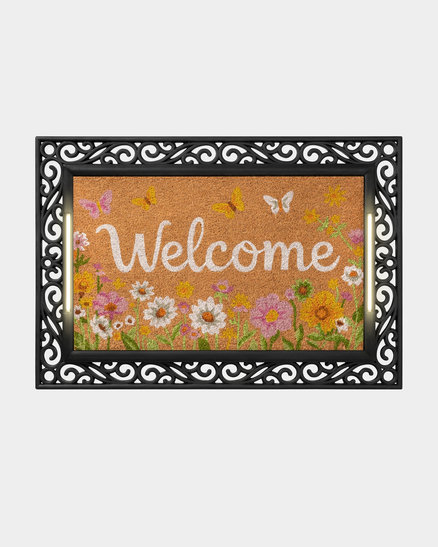 Scroll BriteStep Doormat™ - Floral Wildflower Welcome