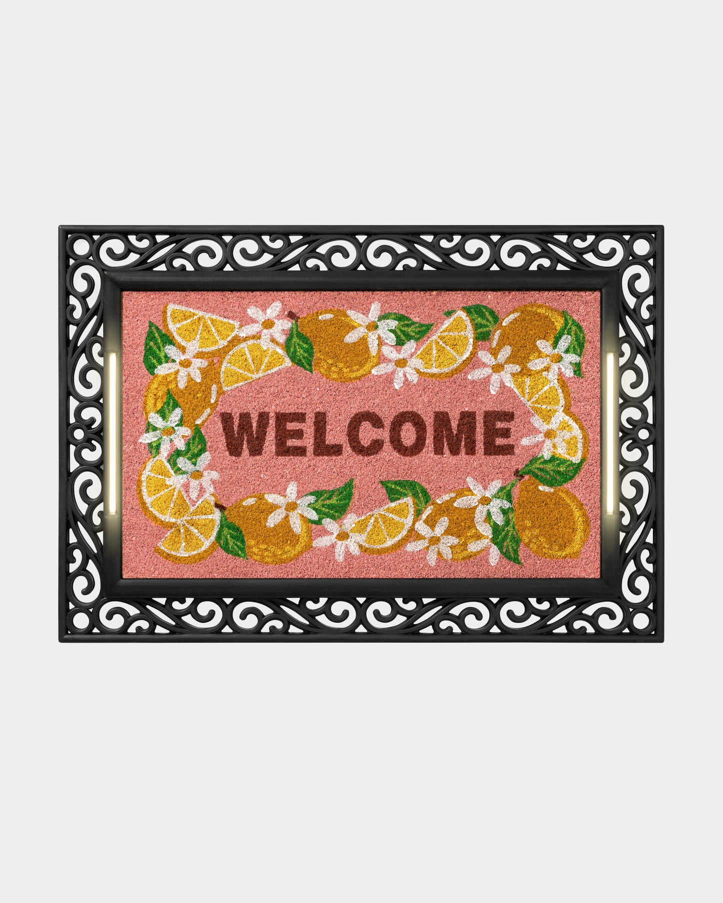 Scroll BriteStep Doormat™ - Colorful Welcome Garden