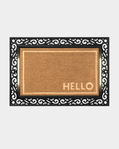 Scroll BriteStep Doormat™ - Simple Welcome Corner Accent