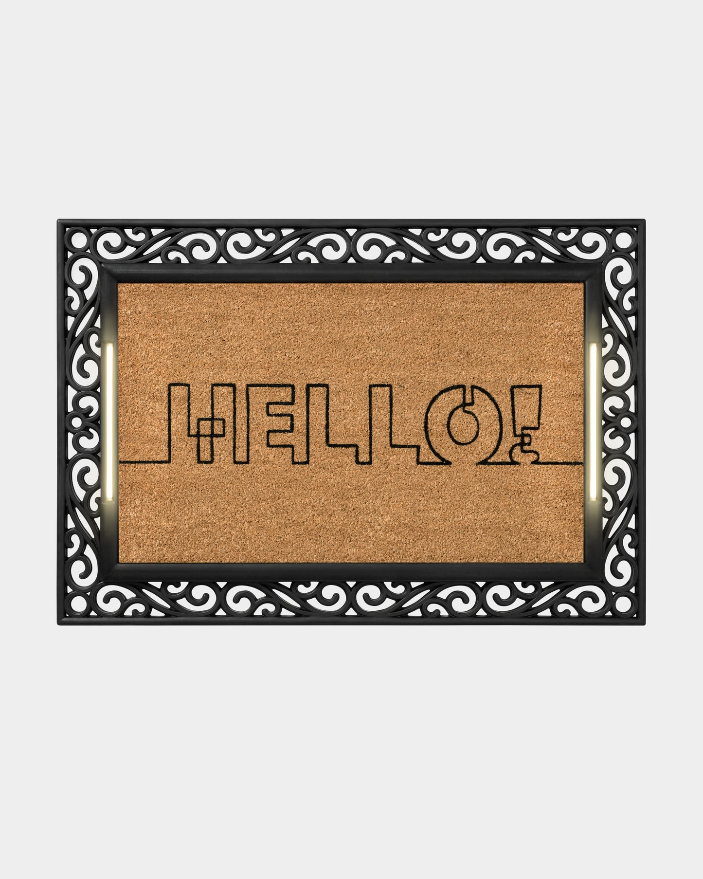 Scroll BriteStep Doormat™ - Simple Welcome Line Art