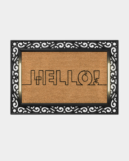 Scroll BriteStep Doormat™ - Simple Welcome Line Art
