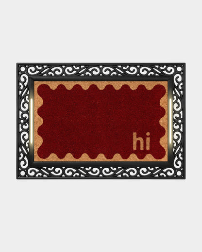 Scroll BriteStep Doormat™ - Colorful Welcome Corner Accent