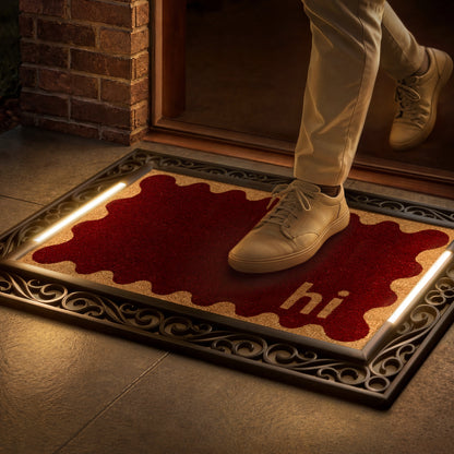 Scroll BriteStep Doormat™ - Colorful Welcome Corner Accent
