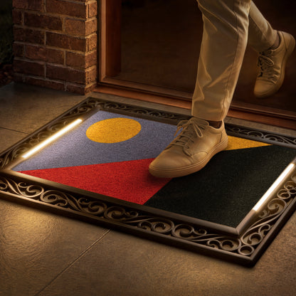 Scroll BriteStep Doormat™ - Abstract & Graphic Color Block