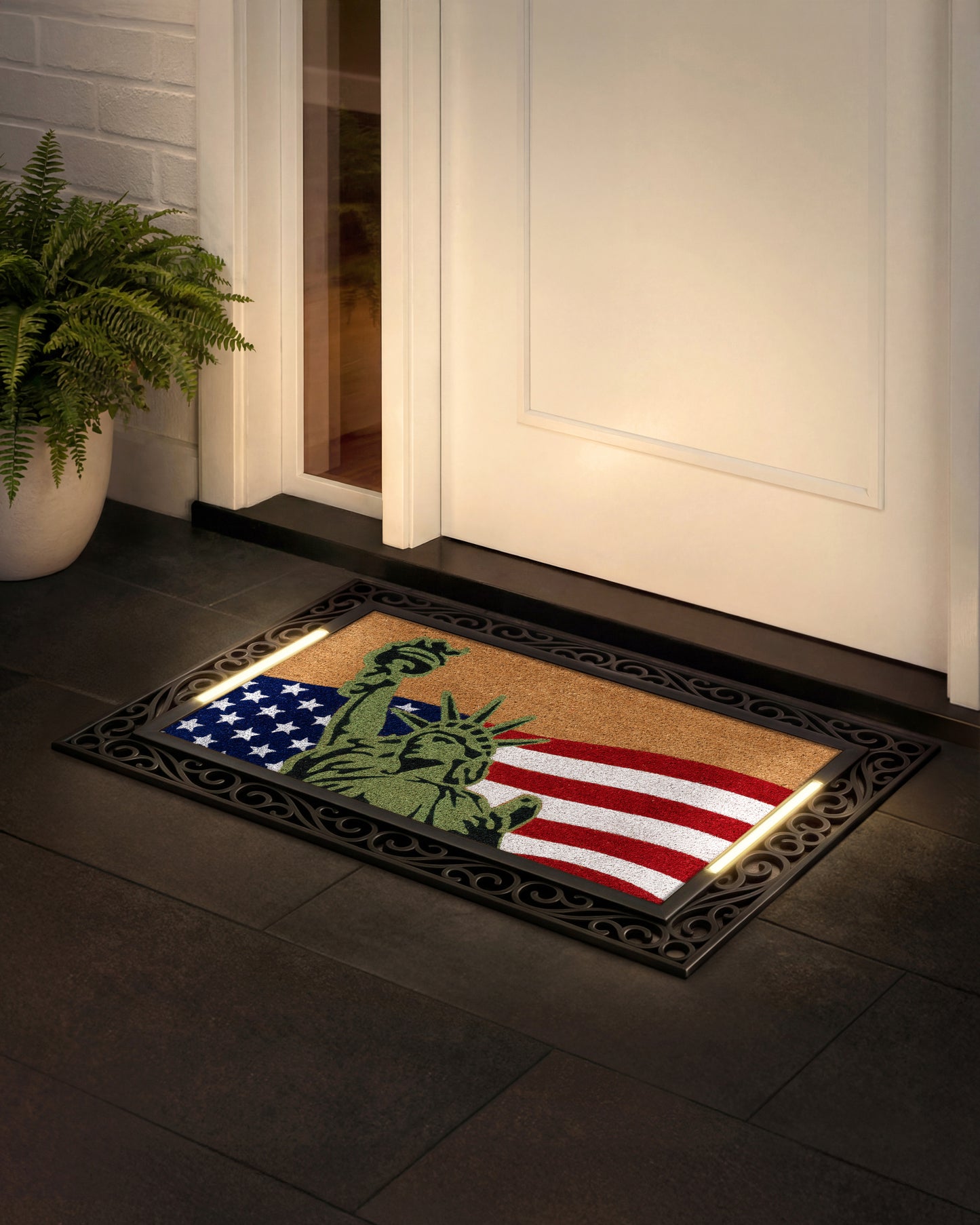 Scroll BriteStep Doormat™ - Abstract & Graphic Liberty