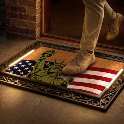 Scroll BriteStep Doormat™ - Abstract & Graphic Liberty