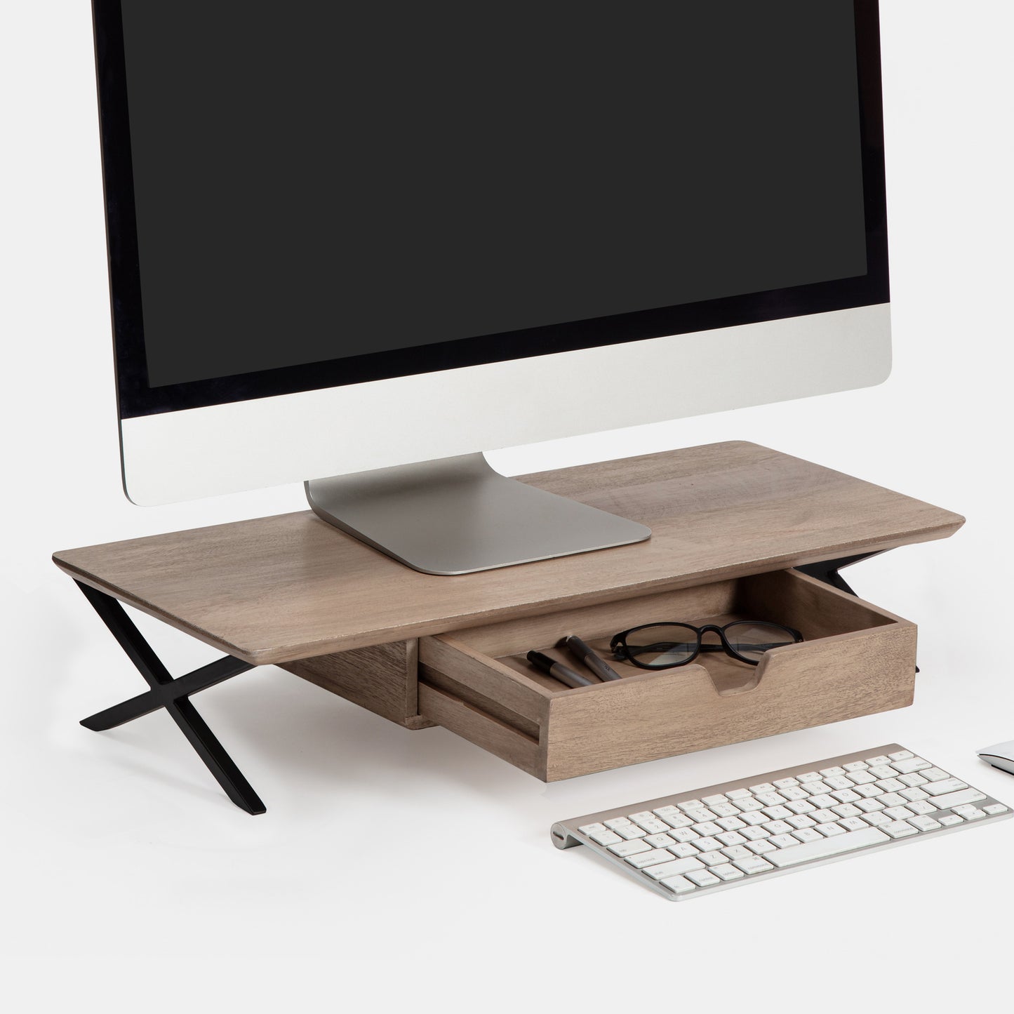 Fidus Monitor Stand With Drawer