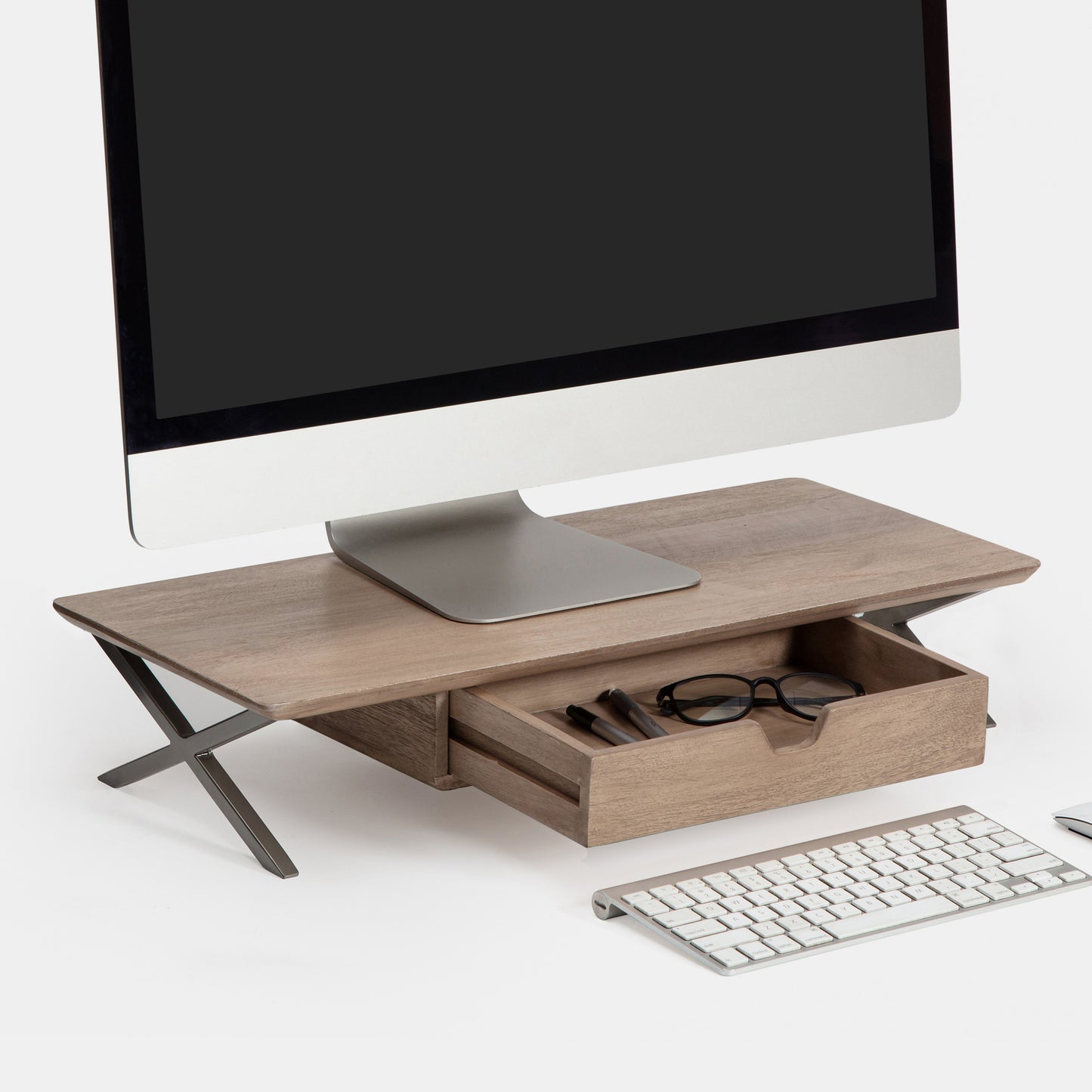 Fidus Monitor Stand With Drawer