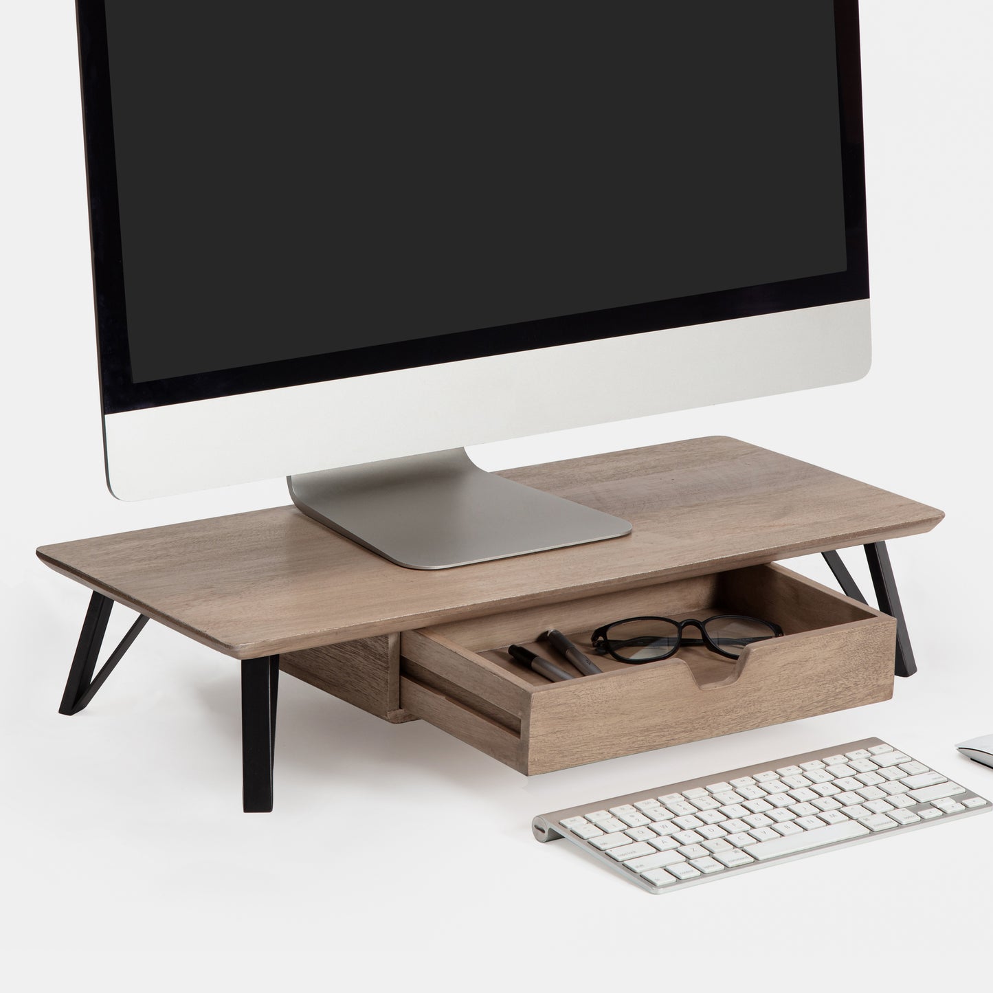 Tiepolo Monitor Stand With Drawer
