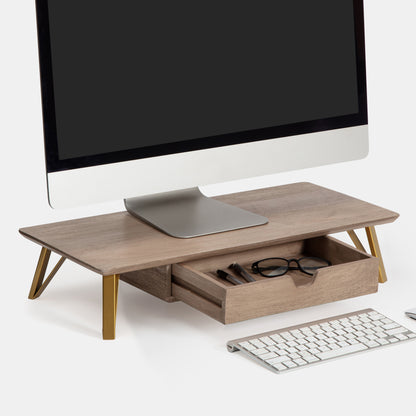 Tiepolo Monitor Stand With Drawer