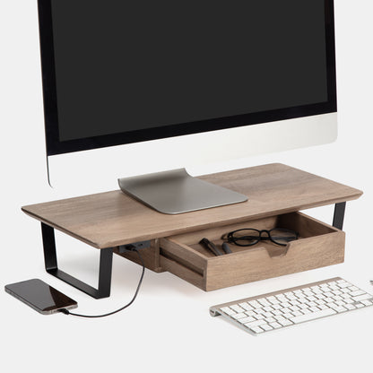 Watteau Monitor Stand With Drawer