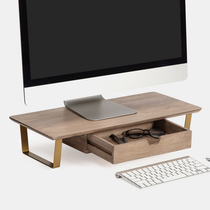 Watteau Monitor Stand With Drawer