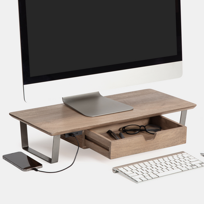Watteau Monitor Stand With Drawer
