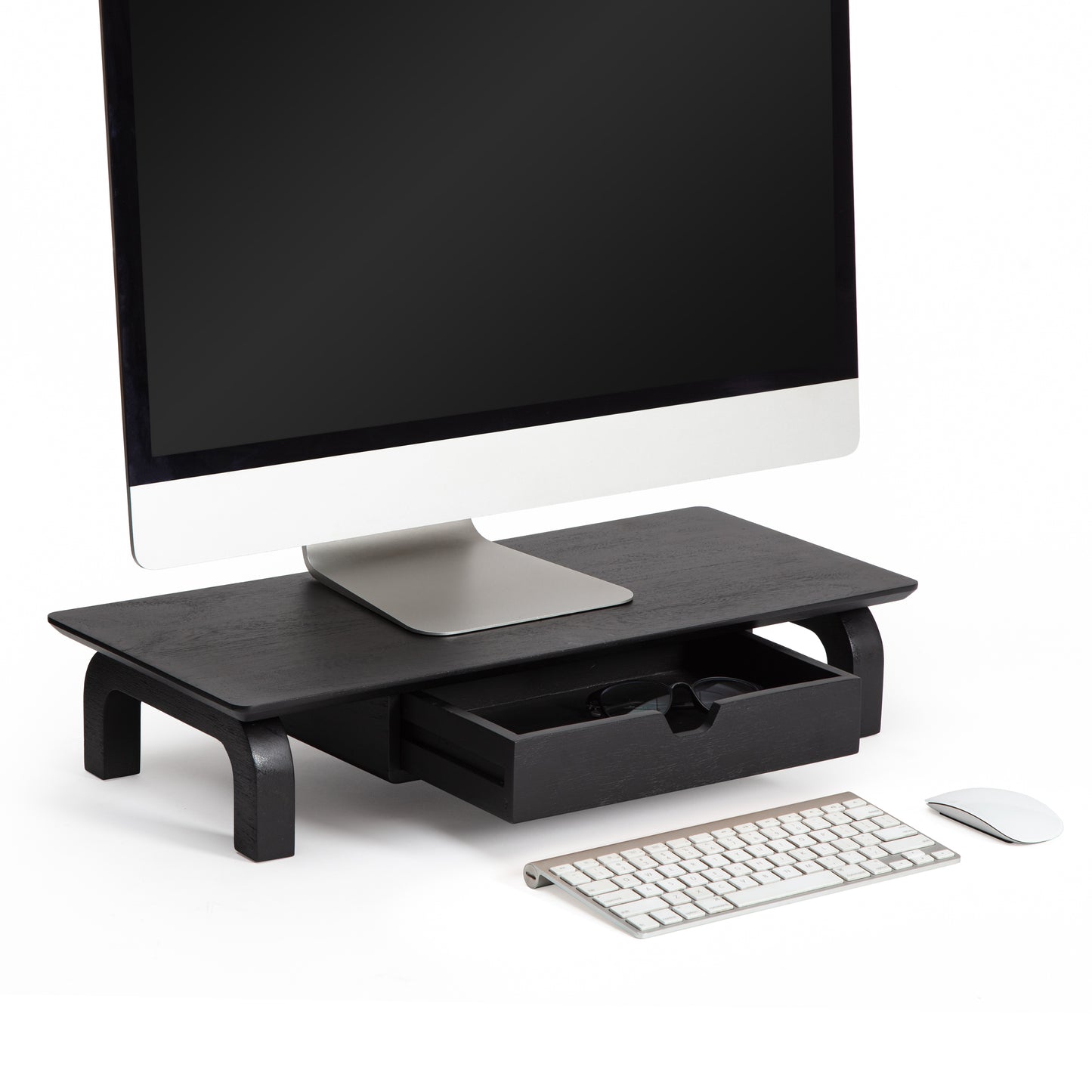 Ernst Monitor Stand With Drawer
