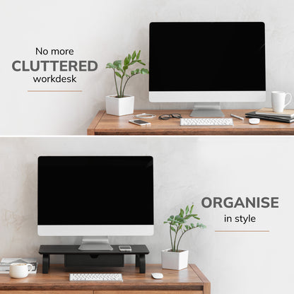Ernst Monitor Stand With Drawer