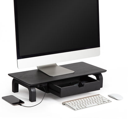 Ernst Monitor Stand With Drawer