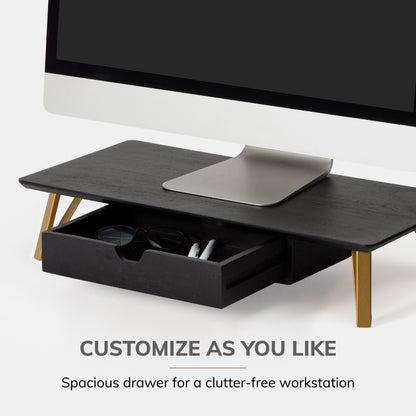 Canaletto Monitor Stand With Drawer