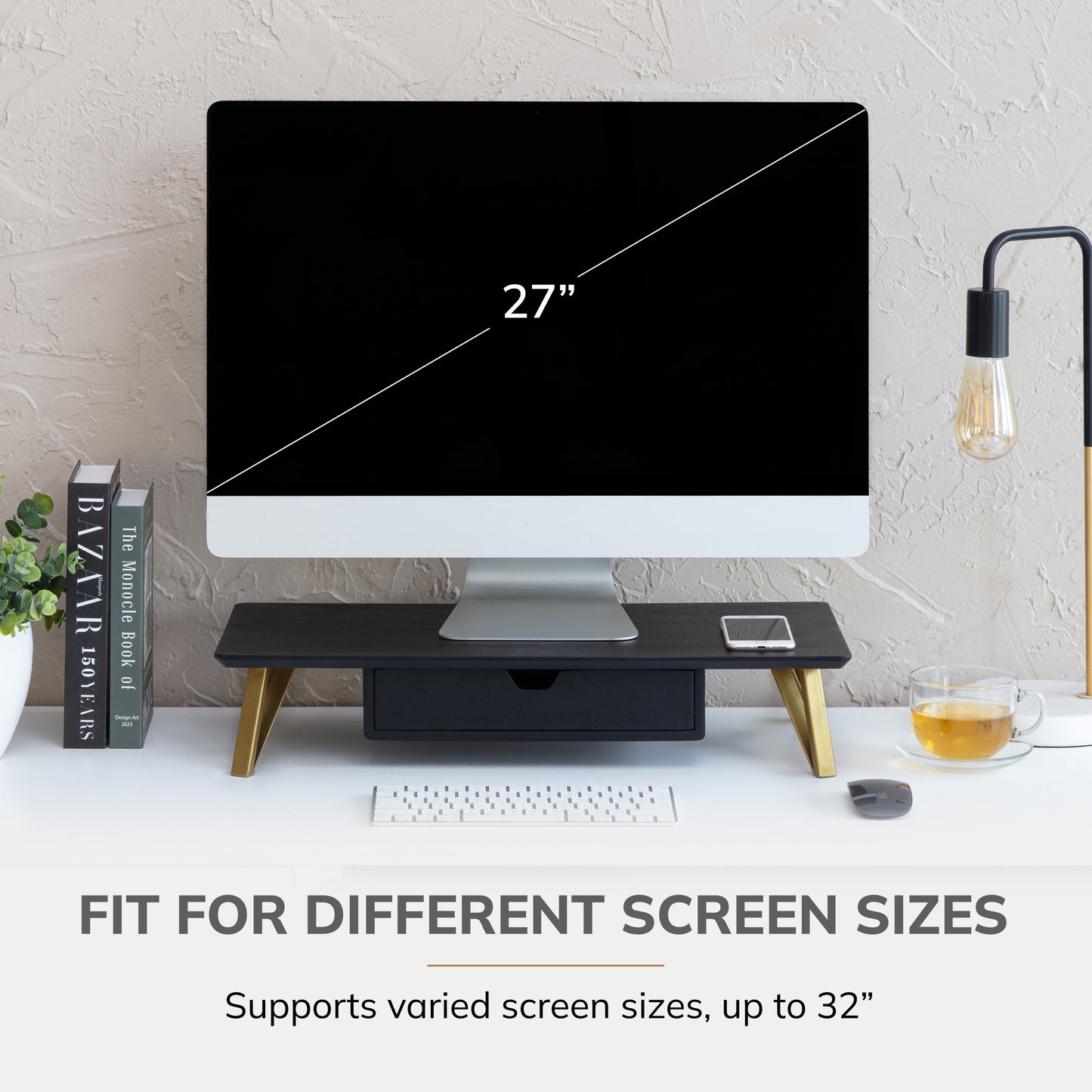 Canaletto Monitor Stand With Drawer