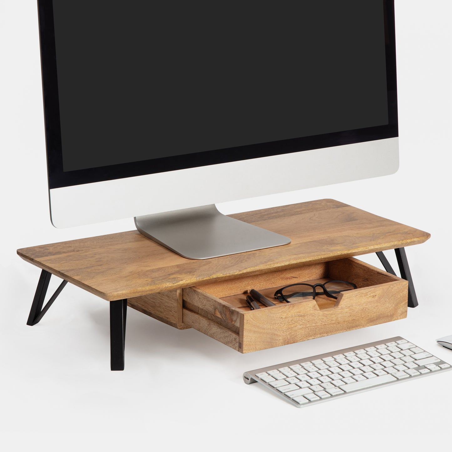 Belluci Monitor Stand With Drawer