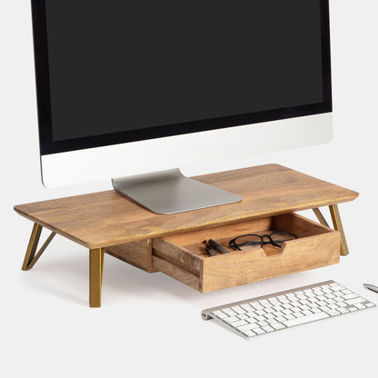 Belluci Monitor Stand With Drawer