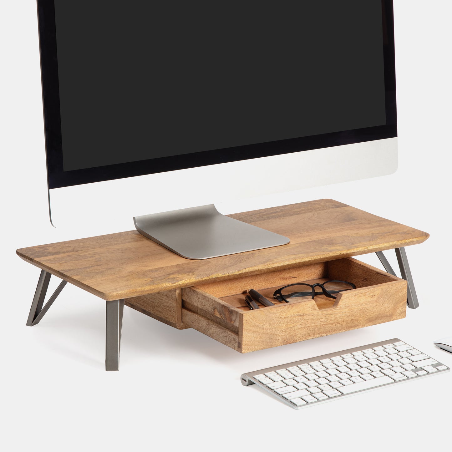 Belluci Monitor Stand With Drawer