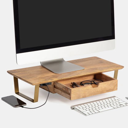 Van Loo Monitor Stand With Drawer