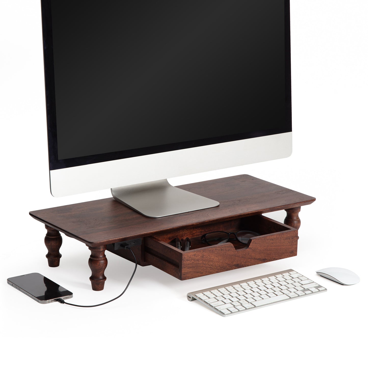 Lemoyne Monitor Stand With Drawer