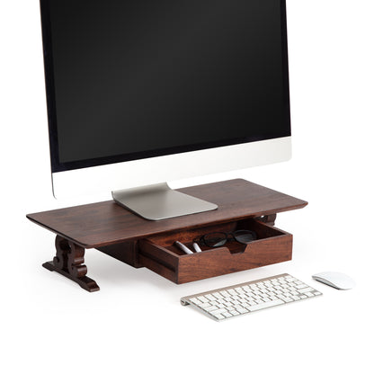 Hartnett Monitor Stand With Drawer