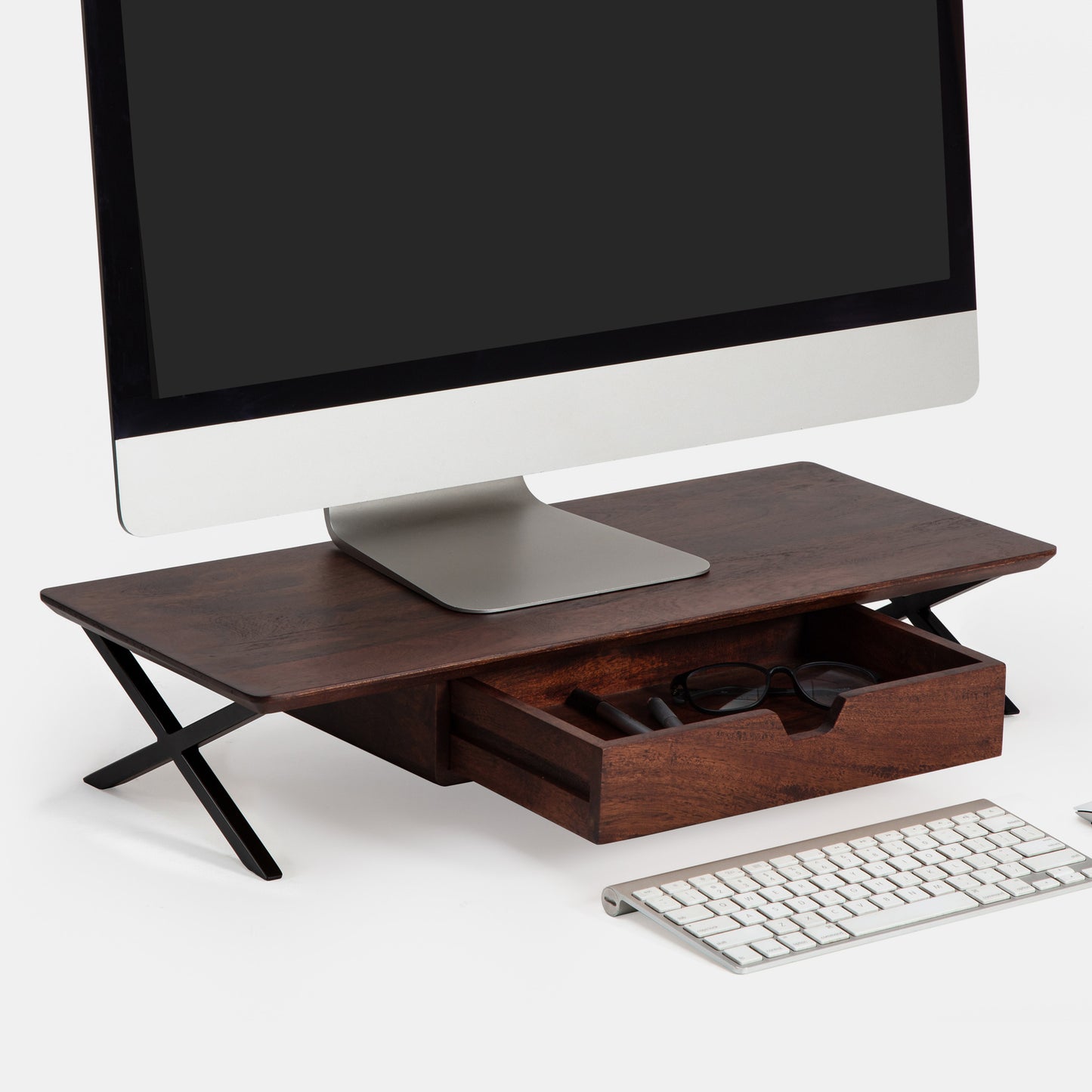 Piet Monitor Stand With Drawer