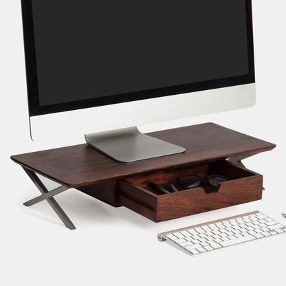 Piet Monitor Stand With Drawer