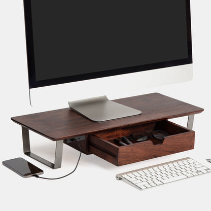 Amigoni Monitor Stand With Drawer