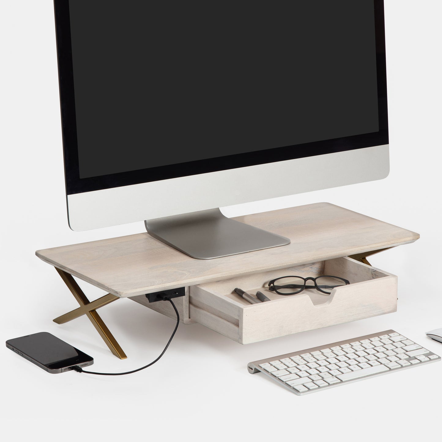 Nabis Monitor Stand With Drawer