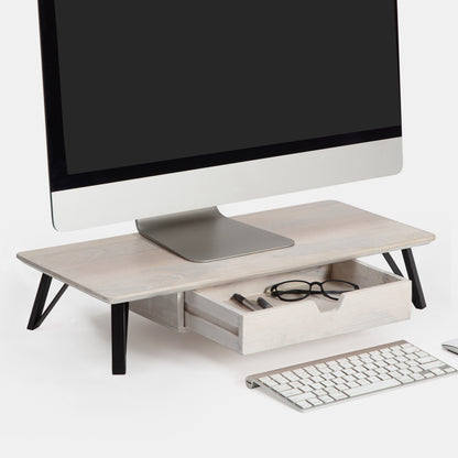 Giacometti Monitor Stand With Drawer