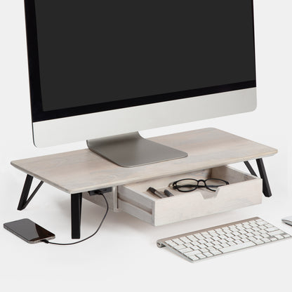 Giacometti Monitor Stand With Drawer