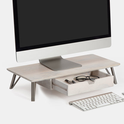 Giacometti Monitor Stand With Drawer
