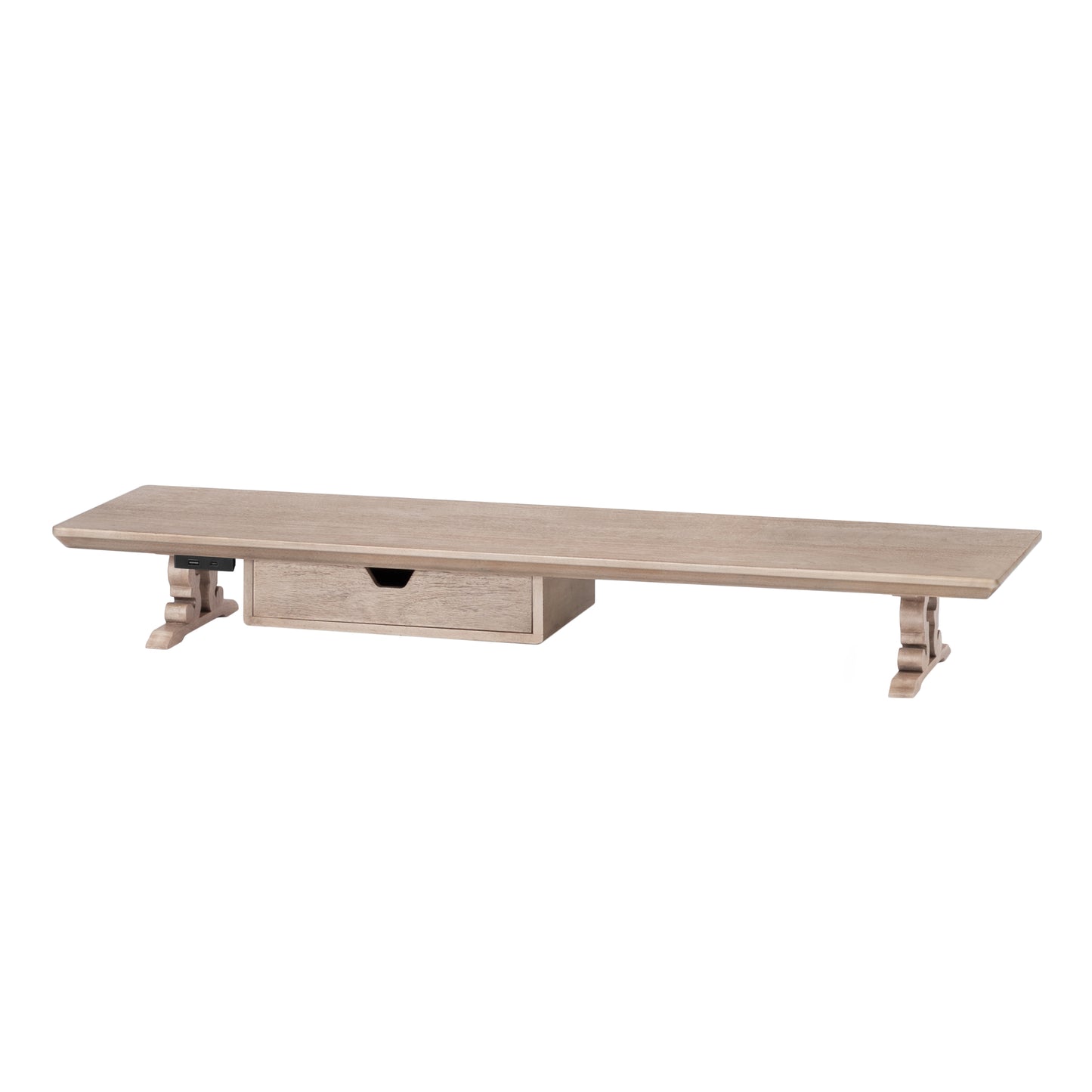 Hopper Monitor Stand With Drawer